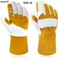Intra-FIT Cowhide MIG Welding Gloves Long Cuff, EN388-2132X, EN407-413X4X, EN12477 TYPE A
